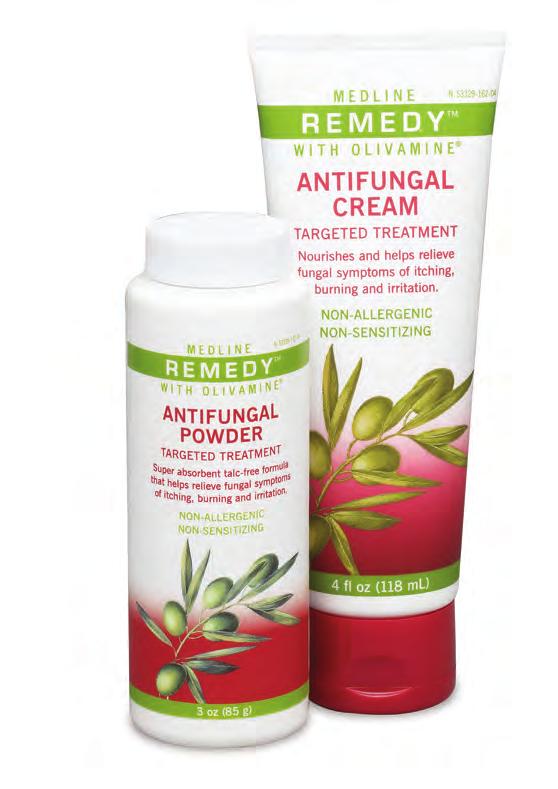 75763_Remedy_update_5-5-2010_tk1_2009 6/30/10 3:29 PM Page 22 Remedy Antifungal Cream and Powder Remedy Antifungal Cream and Powder help treat fungal infections while delivering nutrients to the skin.