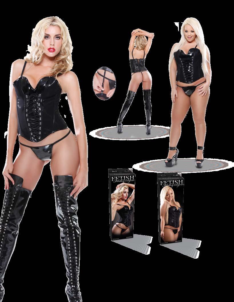 24 Classic Corset 4 Removable Garter Straps Included Vinyl Corset with Fishnet
