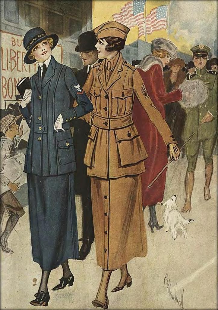 Page 2 WORLD AT WAR WOMEN AT WORK An exhibit exploring the changing roles of American women interpreted through period dress, the popular press, and political propaganda of World Wars I and II.