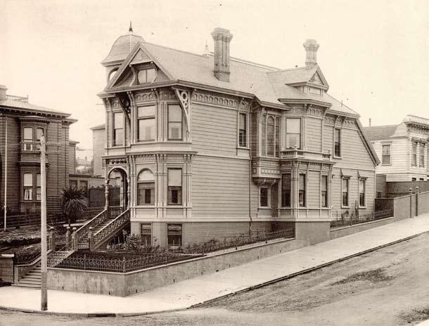 SAN FRANCISCO PUBLIC LIBRARY PHOTOGRAPHS Charles Metaphor Chase built the home at 2700 Califoria Street i 1886. offices i the Merchats Exchage Buildig dowtow.