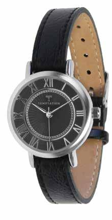 It convinces by classy Roman silver colored numerals and hands