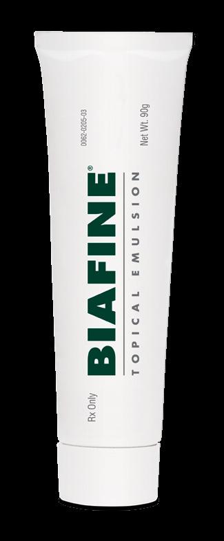 Biafine Topical Emulsion 45 g 90 g Biafine Topical Emulsion Rx ONLY Biafine Topical Emulsion is a prescription,