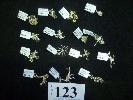 123 15 x ASST CHARMS, HORSE, COUGER HEAD,