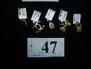 9CT 47 5 X ASST CHARMS; CANDLE,