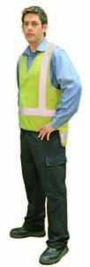 High Visibility Safety Apparel Safety Vests High Visibility Non Fluorescent Class Day/Night Style #2 (X-back) Safety Vest 100% Cotton 50mm silver reflective tape Touch tape fastening for easy