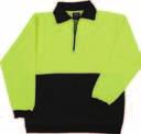 High Visibility Safety Apparel Winter Garments Hi Vis Two Toned Sloppy Joe Two toned split front, plain back Front pocket with pen partition