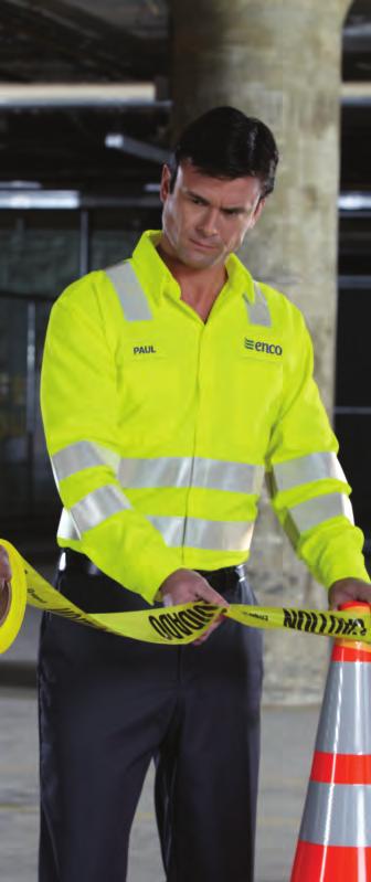 Long Sleeve Work Shirt 09DH ANSI-rated Type R or P, Class 3 High Visibility garments Spotlite LX High