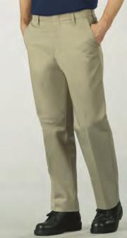 Classic Fit Chef Pants 1A /WHITE 22 Classic Fit Chef Pants Metal snap closure with brass zipper. Two front and back pockets. 100% polyester.