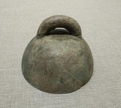116. Inventory number: K4:16 Object title: Weight Dimensions: Height 10cm; Diameter 14.6cm Material: Bronze Date made: Han Period (206 BCE 220 CE) Shaanxi Institute of Archaeology No.