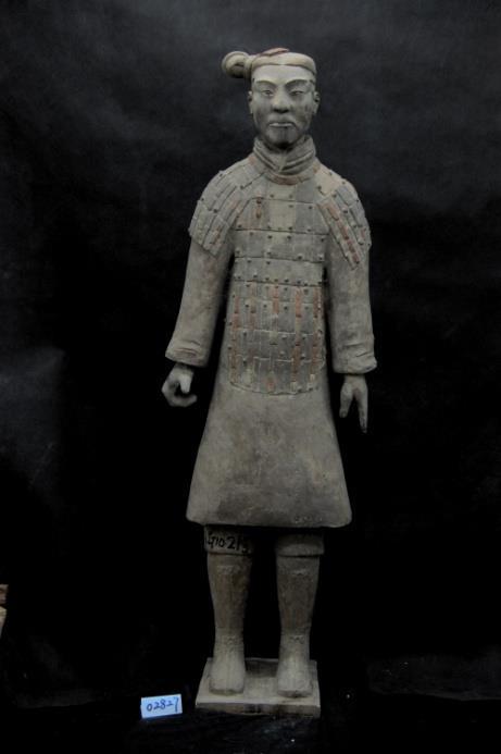 5. Inventory number: 002827 Object title: Armoured Heavy Infantry Warrior Figure Dimensions: Height 179cm Material: Terracotta Date made: Qin Period (221 206 BCE) Emperor Qin Shi Huang s Mausoleum