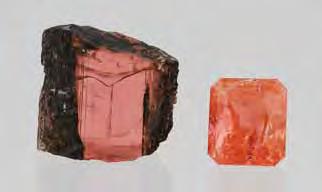 For years, gem dealer Dudley Blauwet has sourced unusual gems and minerals from northern Pakistan, including an unusually transparent and brightly colored example of triplite, Mn 2 (PO 4 )F (see GNI: