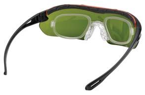 EYE PROTECTION BrowSpecs Protects workers eyes from falling debris and dripping sweat. Soft foam brow guard fills gap between brow & lens Protects eyes from above falling debris.