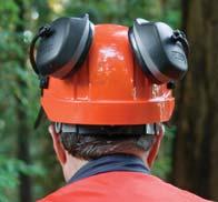 OUTDOOR POWER SAFETY ELVEX ProGuard System Professional-grade safety cap with integrated face and hearing protection that flips up and out of way ProGuard Integrated Logger System combines three