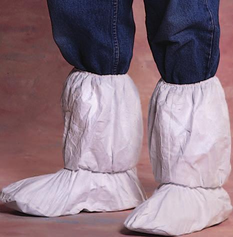 713-XL Pullover Hood 100/Case 904 Tyvek Shoe and Boot Covers Provide protection for footwear in