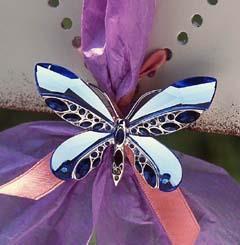 Butterfly Almada, sapphire Swarovski code 622590/9602