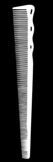 centre Best for back-combing and creating big, voluptuous hair YS TAPER COMB 234 187mm (54168) Designed to flex, matching the contours of the scalp