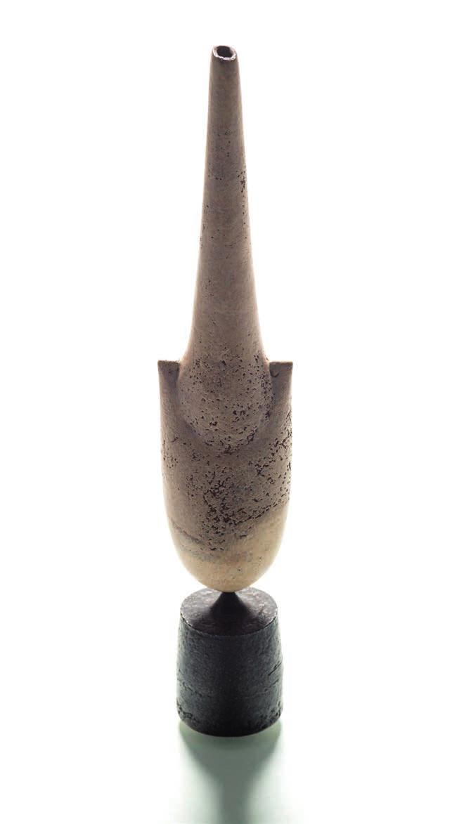 A Stunning World Record Price Hans Coper (1920-1981) A Stoneware Cycladic vase.