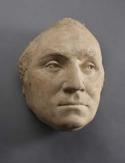 16. Jean-Antoine Houdon Life Mask of George Washington, 1785 h.