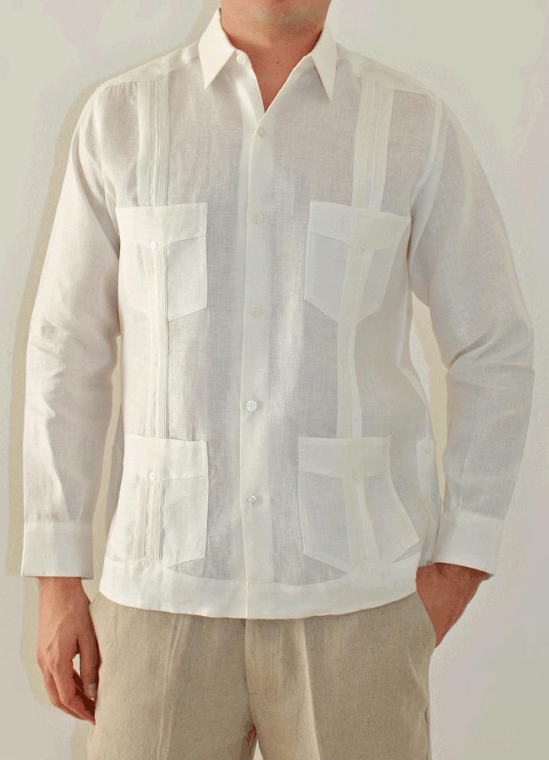 The kind of guayabera you buy will affect which pants and other garments it goes well with.