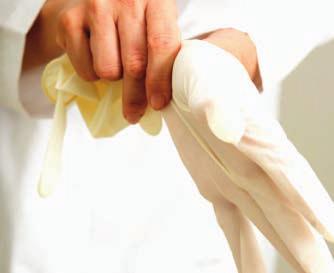 START WITH CLEAN HANDS Washing hands thoroughly before and after wearing or changing gloves is one of the most important things food workers can do to reduce surface bacteria, sweat, dirt and grime