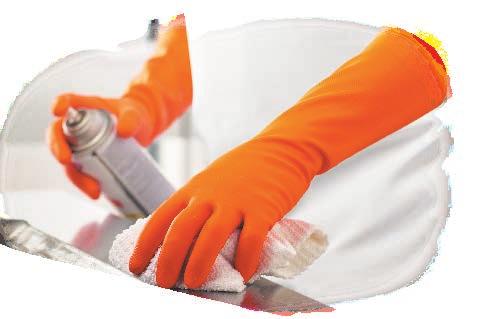 JOBSELECT GENERAL PURPOSE CLEANING GLOVES 100% latex rubber reusable gloves with