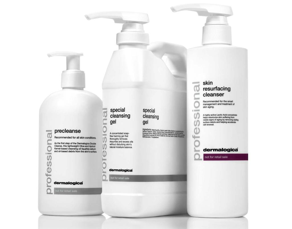 cleansers Every Dermalogica Professional Cleanser is soap-free and ph-balanced to ensure your client s cleanest skin ever.