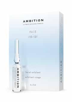 GENTLE FACIAL EXFOLIANT In order to intensively exfoliate even the most sensitive skin, apply an ampoule of this light, nonaggressive gel.