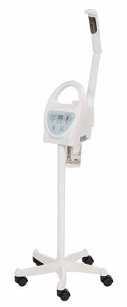 FACIAL STEAMER INFRARED LAMP A face steamer opens the pores so that the skin can breathe. The steam cleanses the skin deeply.
