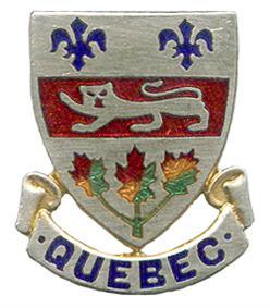 Note: Based on the Province of Quebec Armorial