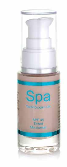 Tinted Moisturiser with SPF 45 30ml This silky-smooth Tinted Moisturiser protects delicate skin with fortified Antioxidants and reflects the sun s harmful UVA and UVB rays with an SPF of 45.