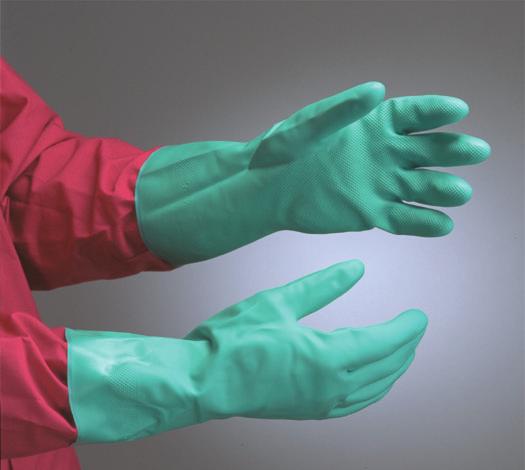 UTILITY GLOVES AND AMALGAM RECYCLING NITRILE UTILITY GLOVES When cleaning instruments or working with chemicals such as acids or corrosives (disinfectants/solvents/fixer), OSHA regulations require