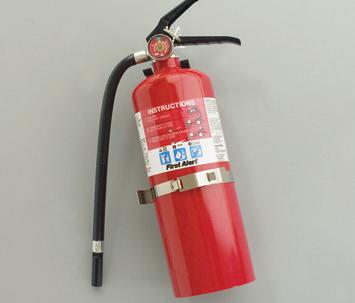 SAFETY/INFECTION CONTROL PRODUCTS FIRE EXTINGUISHER - A B C RATED This commercial device is designed for
