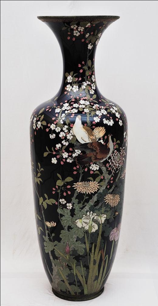 Cloissonne vase,