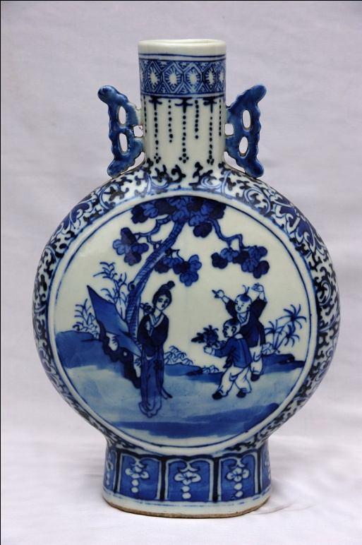 Blue and white porcelain,