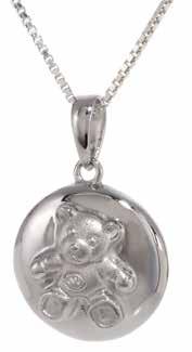 exquisite detailing. Quality is evident in the heavy sterling silver design, complete with 20-inch, sterling silver and mirrored box chain. Screw on back. Can hold cremains.