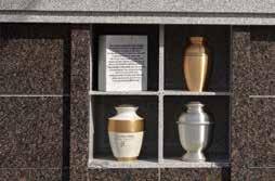 Perhaps no choice is greater than the one regarding the placement of your loved one s cremated remains.