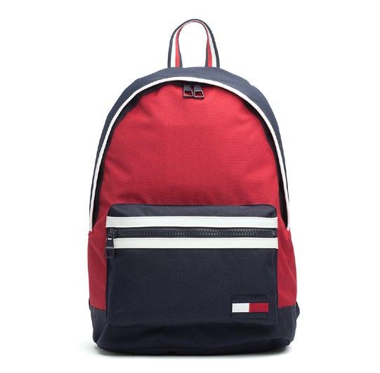 com Y HF his bold nylon backpack featuring the merican brand s signature colours is a versatile, functional accessory.