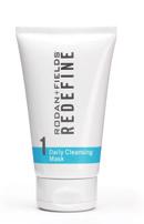 REDEFINE Regimen am pm 1 2 3 REDEFINE Daily Cleansing Mask Creamy, kaolin clay-based cleansing mask dries in two minutes, drawing impurities from pores without robbing skin of essential moisture.
