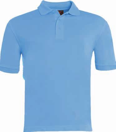 Knitted pique polo shirt Flat knit collar and ribbed cuffs Individually bagged POLO SHIRTS 65% Polyester / 35 % Cotton