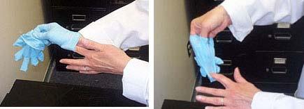 Removing Sterile Gloves 4.
