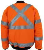 Polyester micromesh knit, 2 tone Hivis Yellow/ front &