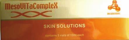 MesoViTaCompleX Fight Oxidation, it Stimulate Fibroblast and Keratinocytes by Accelerating Renewal Of Skin Layers and Brighten Skin By Eliminating Dead Cells.