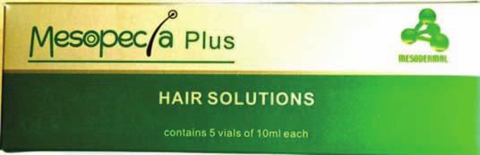 . The compounds that are used in MESOPECIA PLUS is a hair growth stimulant and recommended product to counteract the problem of Hair Loss by reducing the production of dihydrotestosterone by