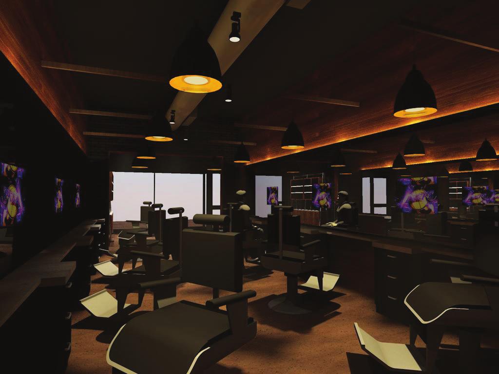 DISRUPT THE BARBERING INDUSTRY, TOO Your Shop s unique, low-lit man cave nirvana atmosphere will transform dealing with the necessity of getting haircuts into a surprisingly affordable luxury