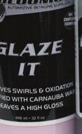 GLAZE IT also cleans mild oxidation