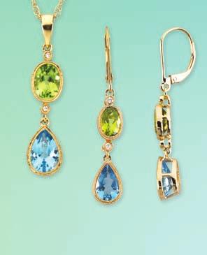 W H AT S H O T Faceted slinky Color Duo Matches her every Whim springtime Brilliance in Moissanite Bold, dynamic color statements are IN for spring fashion.