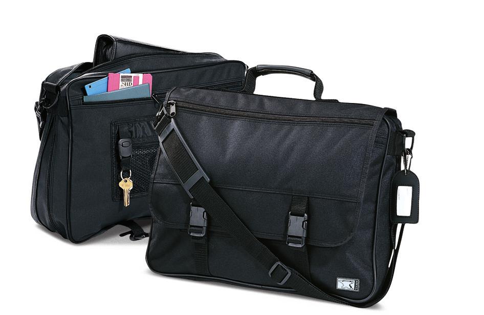 closures Main compartment with zipper closure Organizer panel with various compartments Detachable key ring