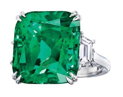 33-carat Paraiba tourmaline ring with diamonds by Crivelli Srl