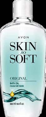 Avon Skin So Soft, Original Bath Oil Size: 16.9 fl. oz. America's favorite bath oil*, and sure to be yours, too! Moisturizing your skin while you bathe.