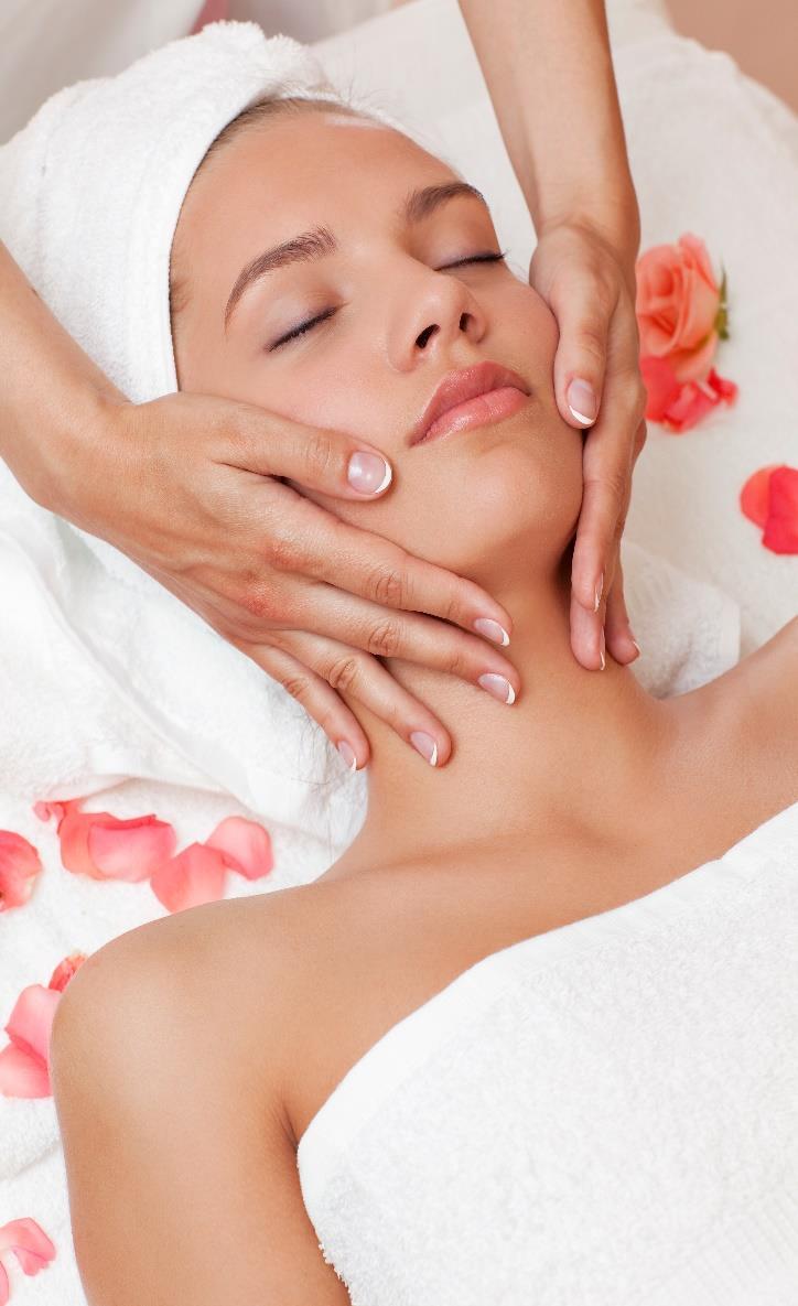 Beauty services: List of Treatments Intensive skin care for Neck and Neckline SPA facial paraffin therapy Classic facial massage (45min) Lymphodrain facial massage (30 min) Metabolic facial massage